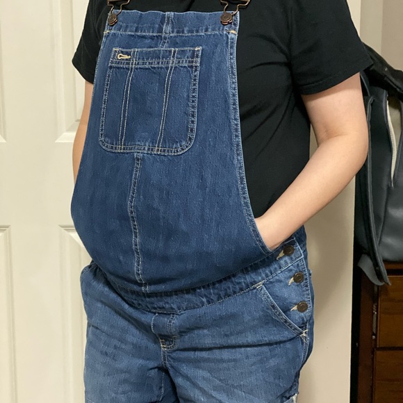 Gap Maternity Denim Overalls - Picture 2 of 5